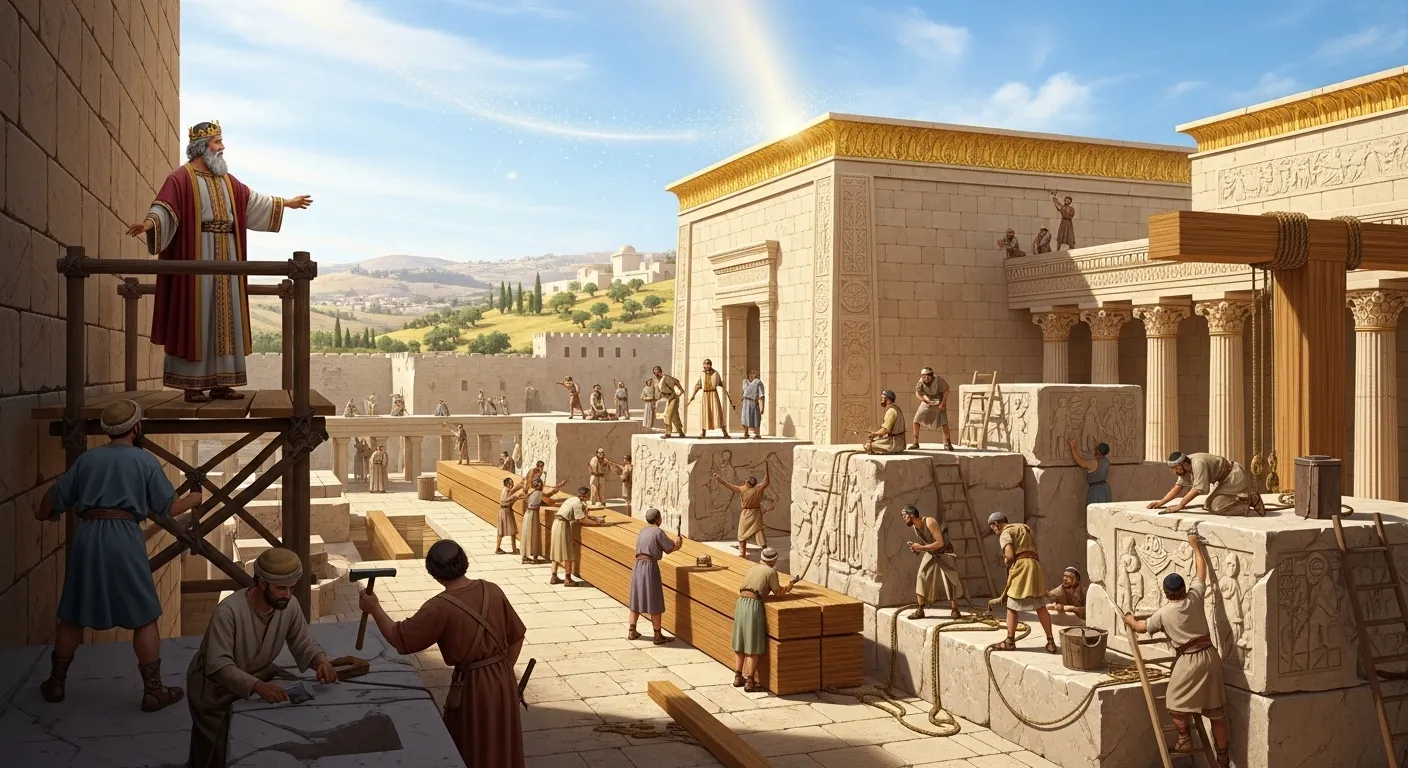 Solomon Builds the Temple Meaning in the Bible