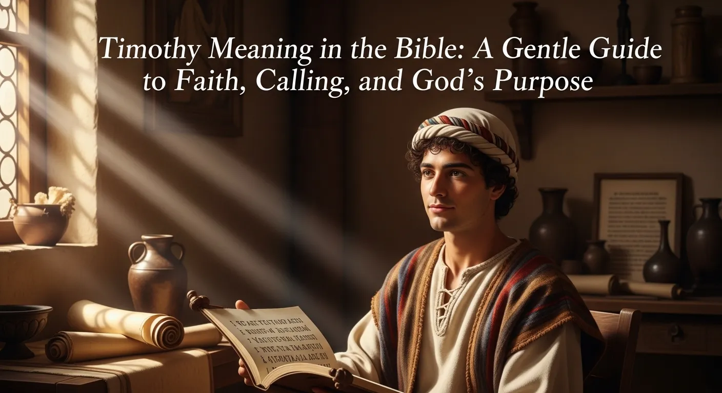 Timothy Meaning in the Bible