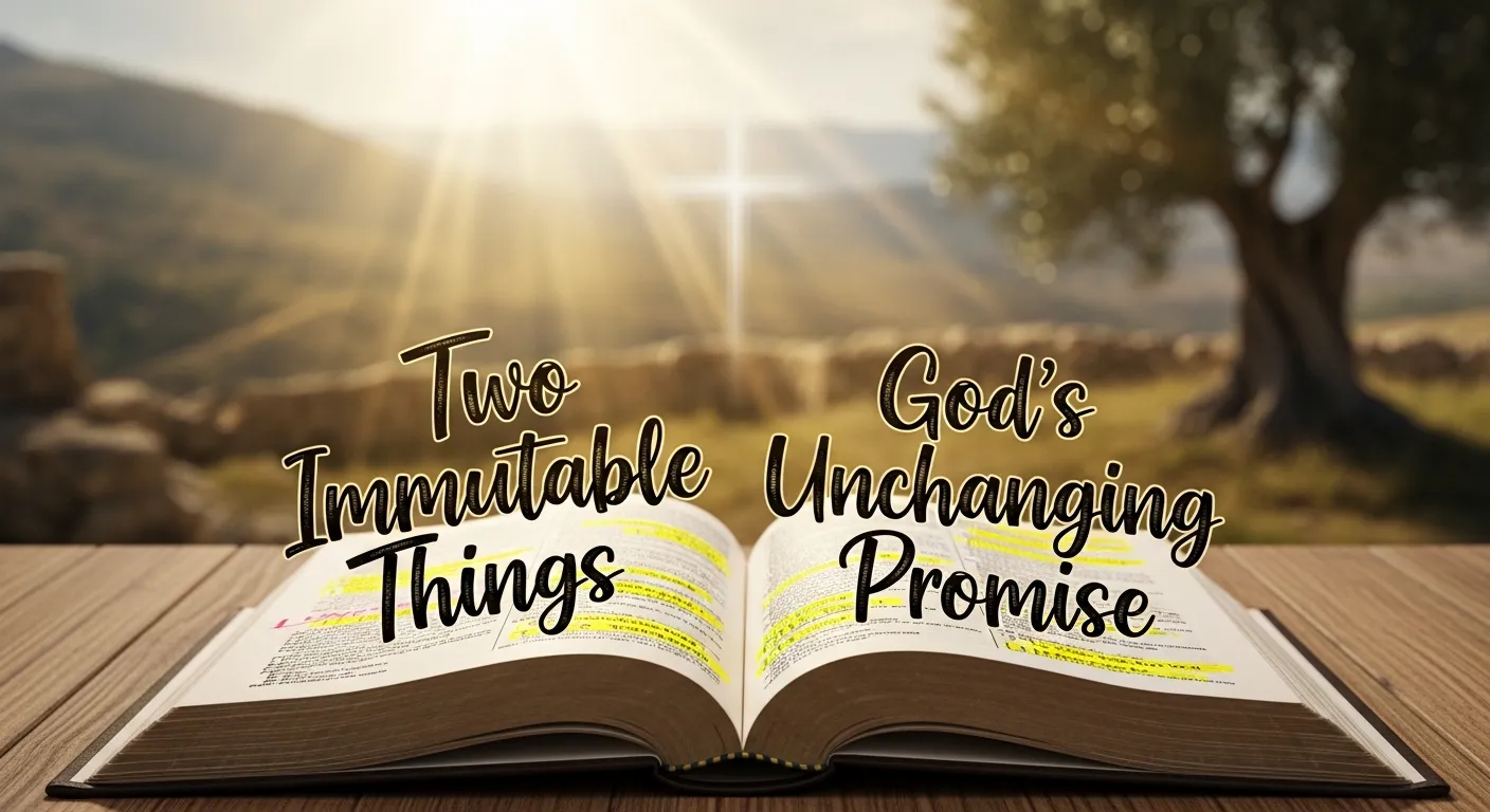 Two Immutable Things Meaning in the Bible