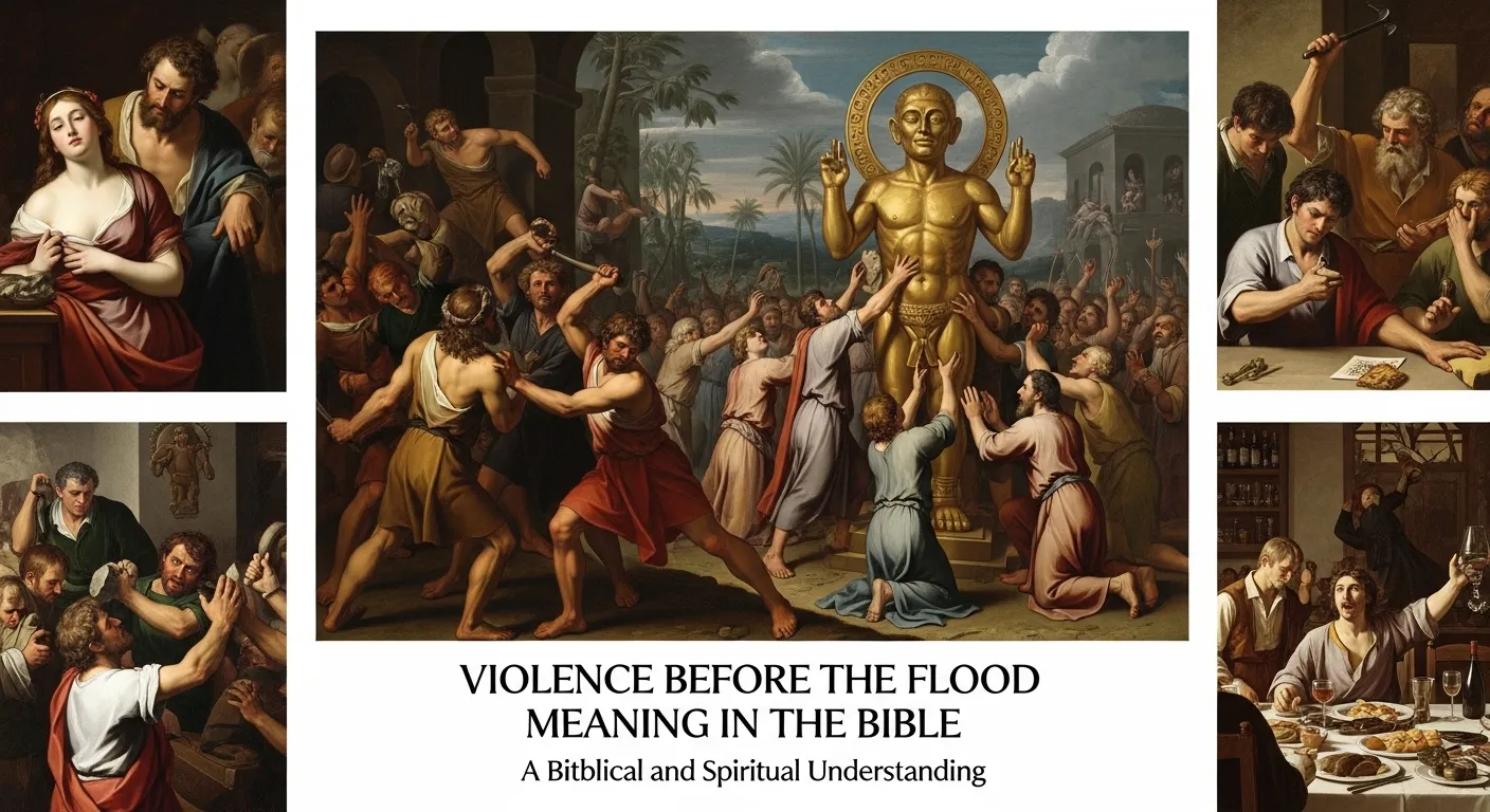 Violence Before the Flood Meaning in the Bible