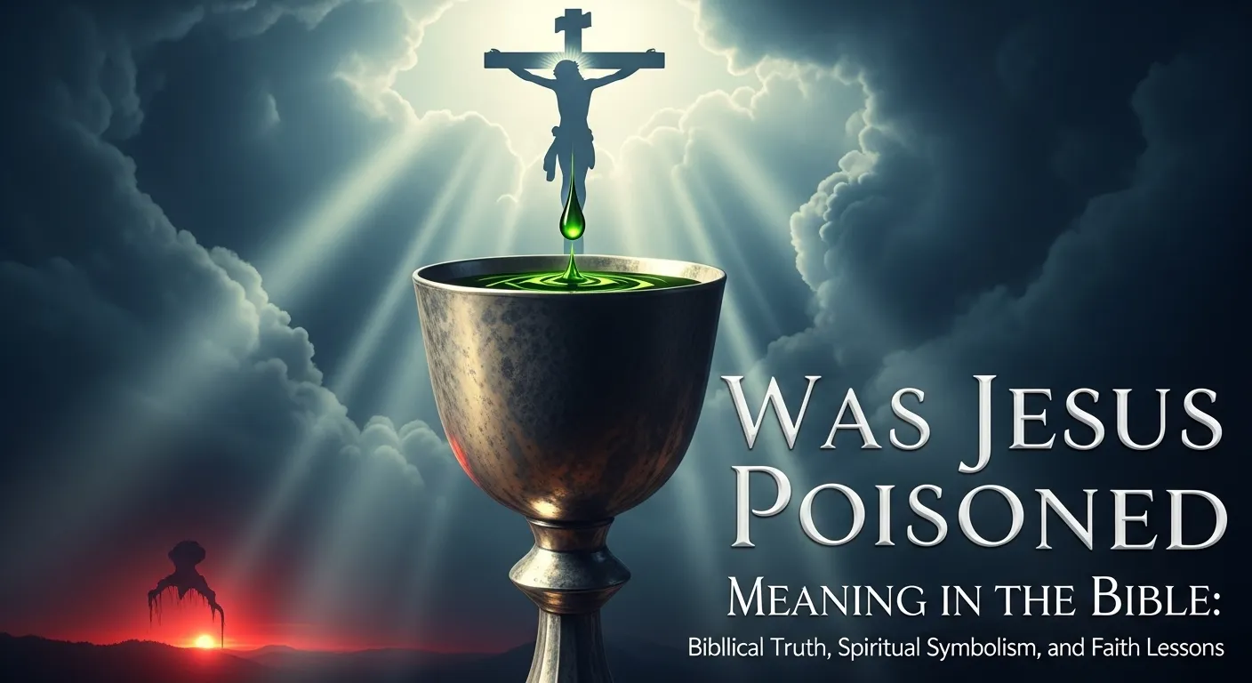 Was Jesus Poisoned Meaning in the Bible