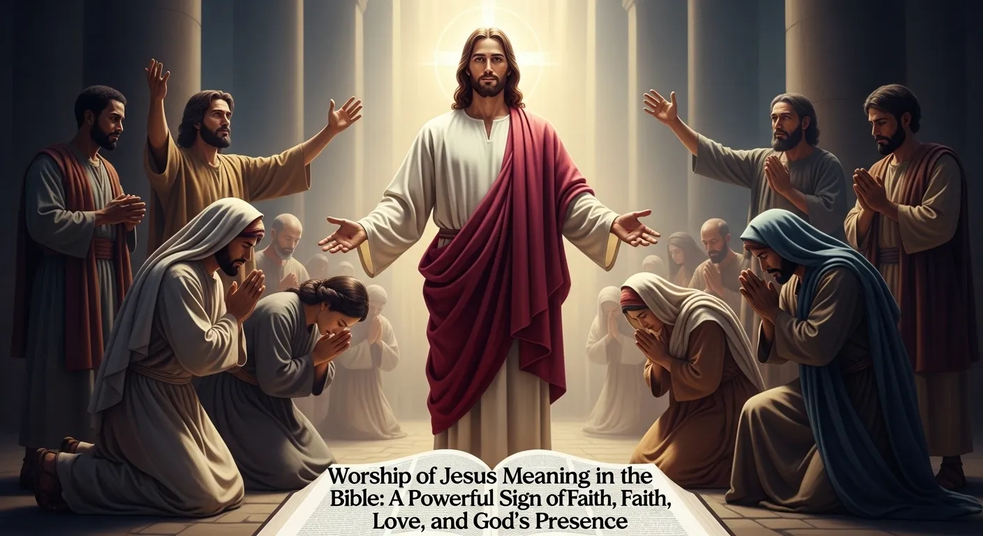 Worship of Jesus Meaning in the Bible