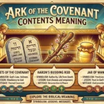 Ark of the Covenant Contents Meaning in the Bible