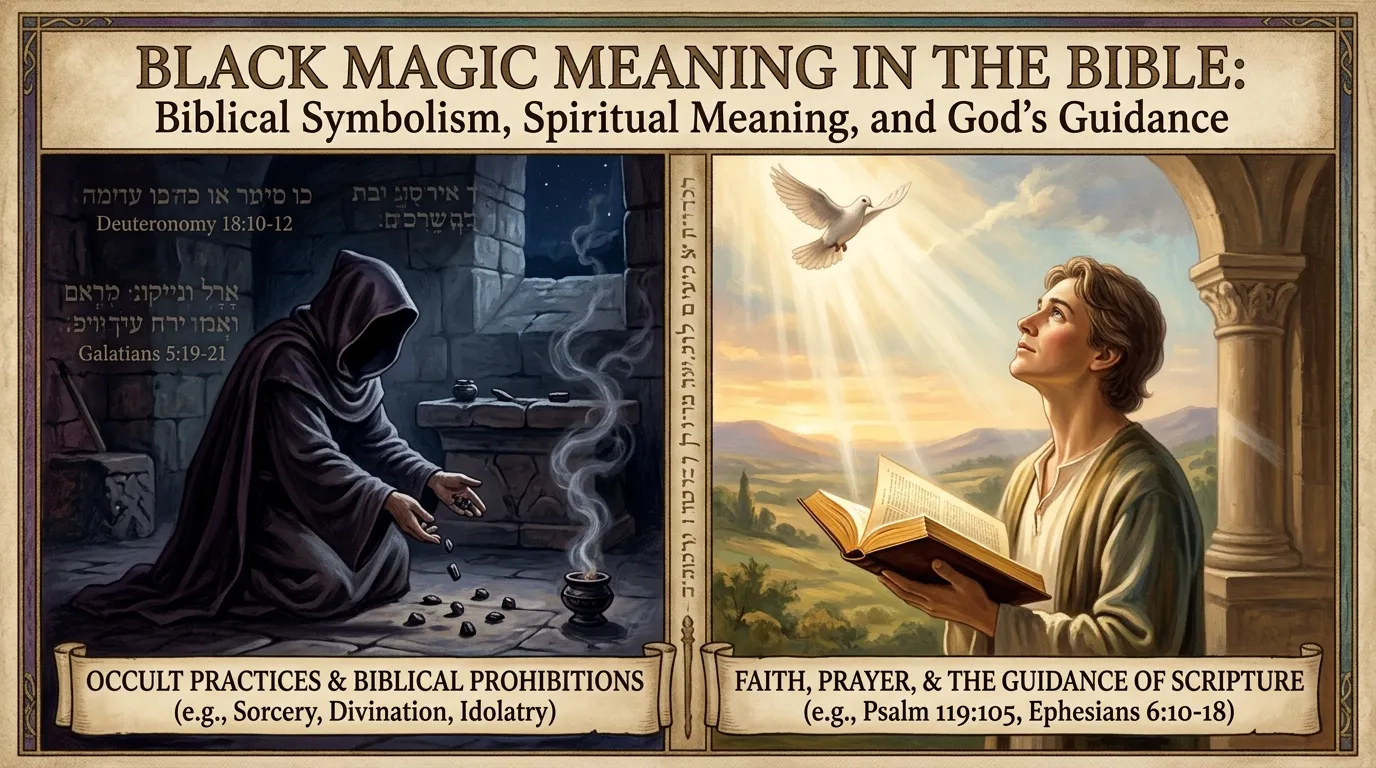 Black Magic Meaning in the Bible