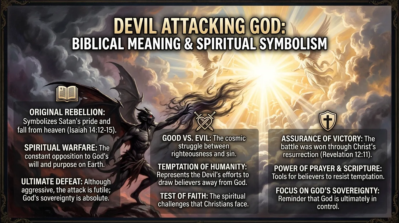 Devil Attacking God Meaning in the Bible