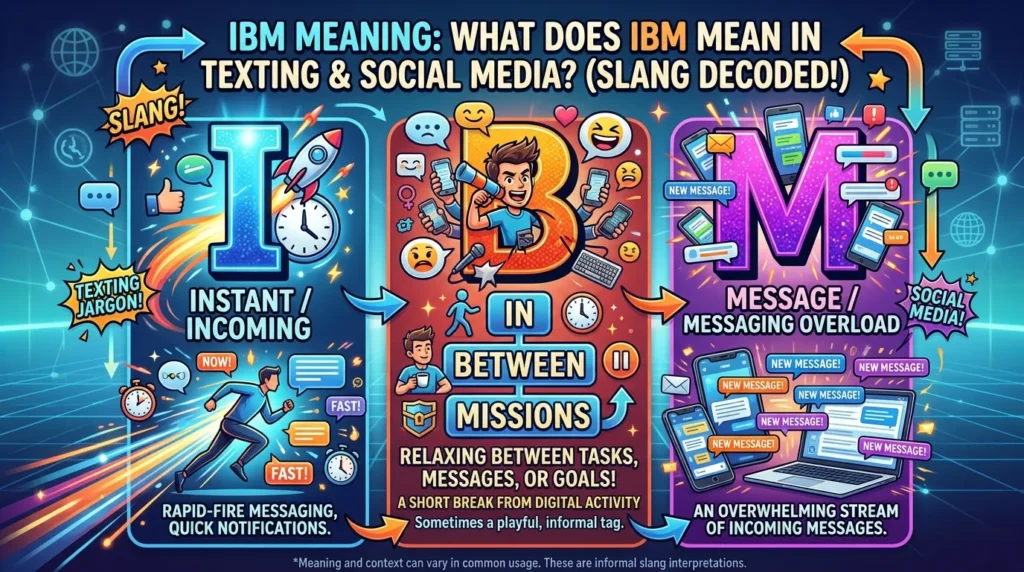 IBM Slang Meaning in Text Messages