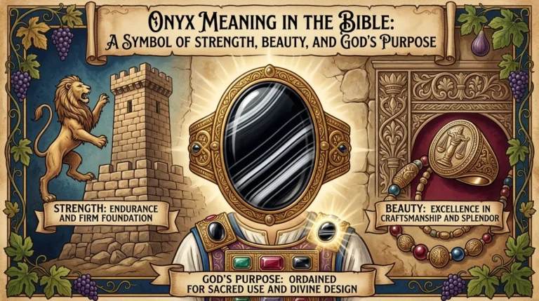 Onyx Meaning in the Bible: A Symbol of Strength