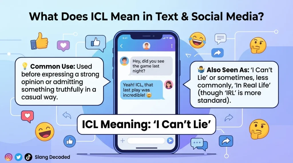 What Does ICL Mean in Slang?