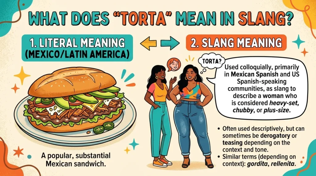 What Does Torta Mean in Slang?